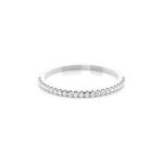 4 Prong Setting Half Eternity Diamond Ring
