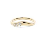Condensed Cluster Curved Diamond Wedding Band